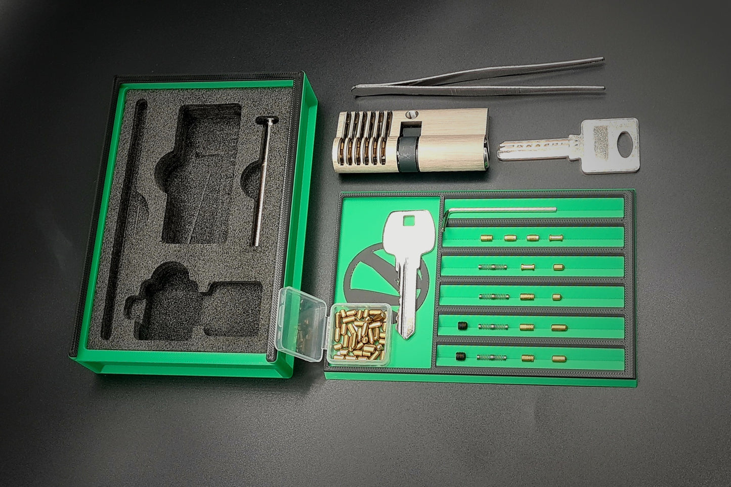 Lockpicking Übungsschloss - Europrofil/Bohrmulde