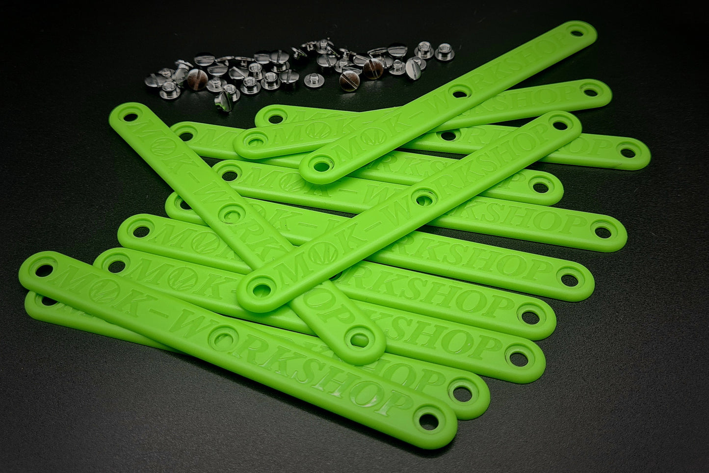 Handle set ABS - Green 6-pack