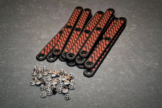 Handle Set PLA - Red/Black - 6-Pack