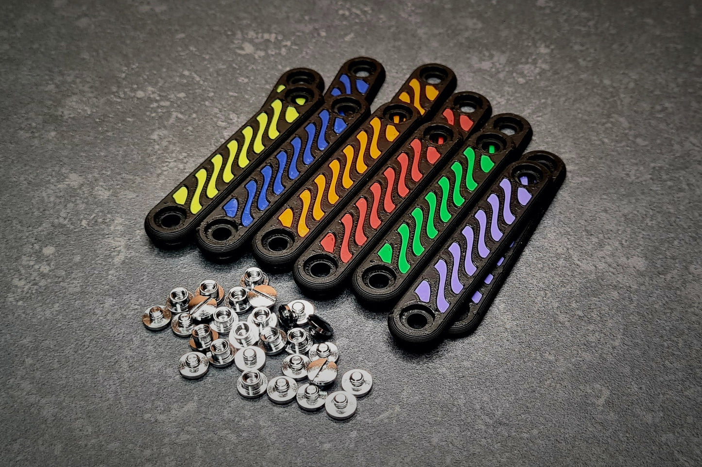 Handle Set PLA - Dual Line - Multi Color 6-Pack