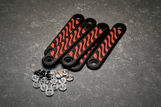 Handle Set PLA - Dual Line - Red/Black - 3-Pack