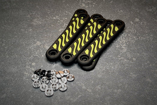 Handle Set PLA - Dual Line - Yellow/Black - 3-Pack