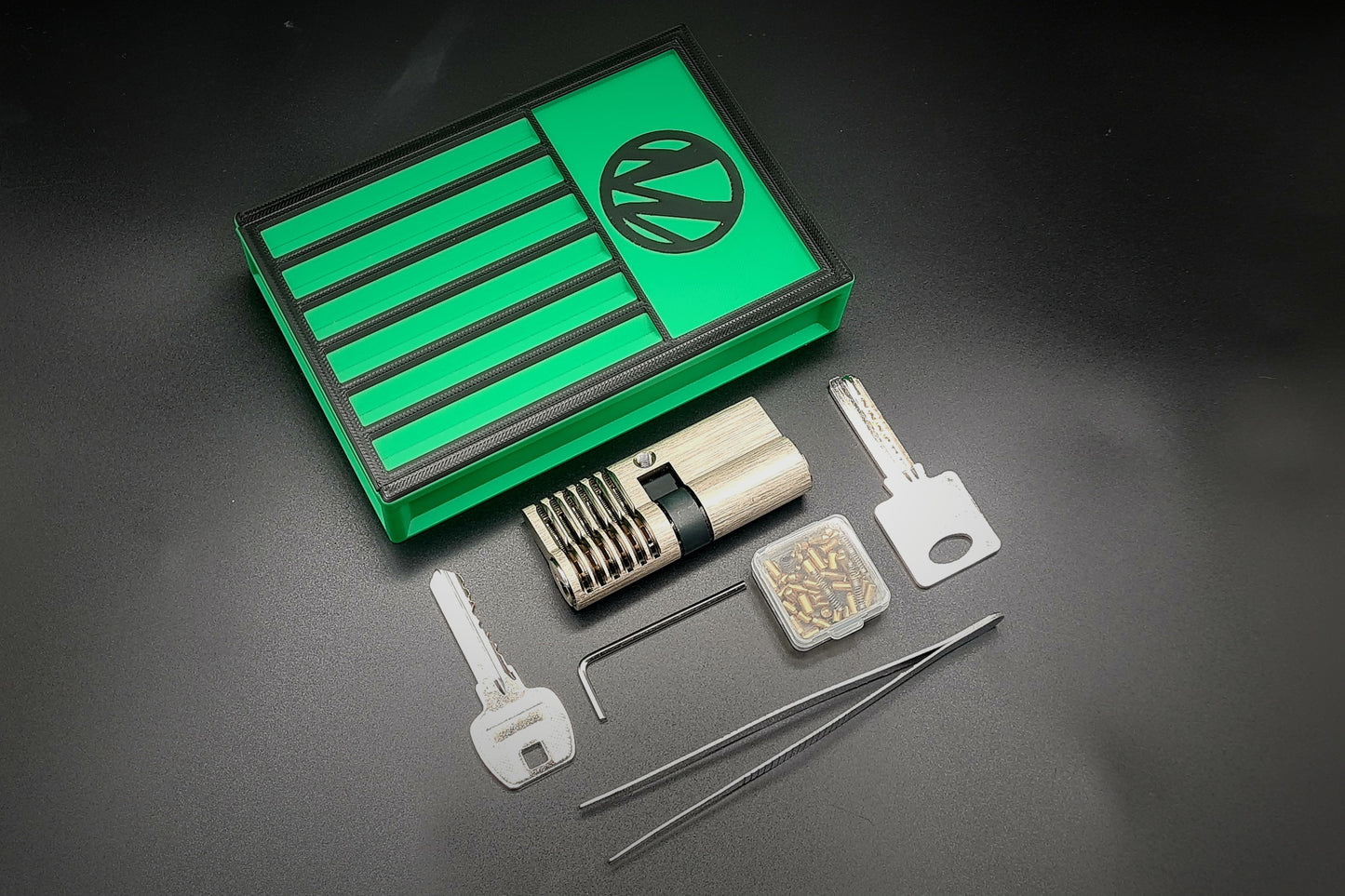 Lockpicking Übungsschloss - Europrofil/Bohrmulde