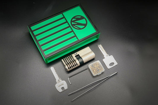 Lockpicking Übungsschloss - Europrofil/Bohrmulde